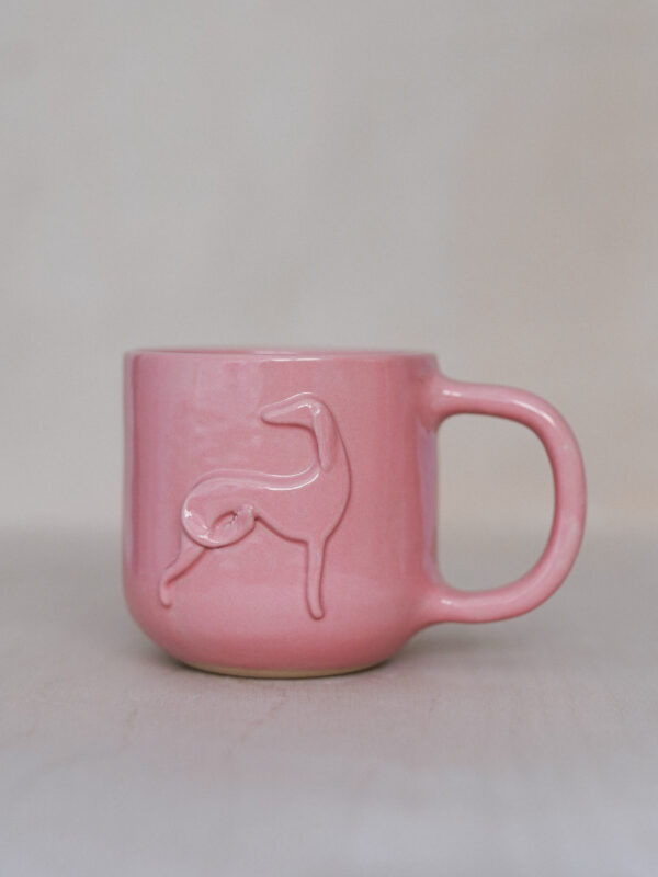 Saluki Mug 300 ml - Pink
